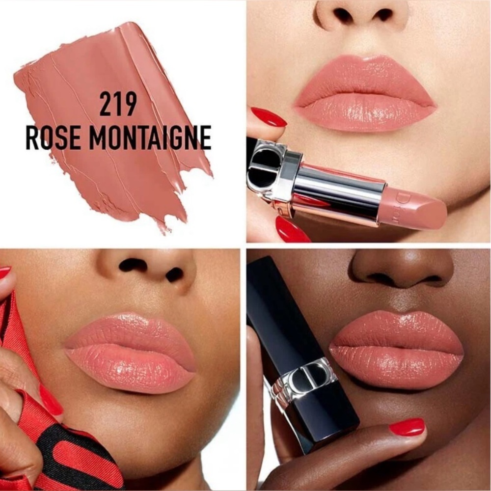 Dior - Rouge Dior | 219 Rose Montaigne Satiny Finish -Refillable - New